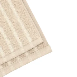 Drift towel 50x70 cm, Beige-white
