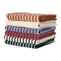 Drift towel 50x70 cm, Beige-white