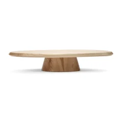 Dune 04 cake plate low 20x34 cm, Ash