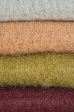 Dune mohair throw 130x170 cm, Plum
