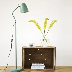 Dynamo floor lamp, matte duck green