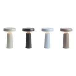 Ease portable table lamp 21.5 cm, Grey