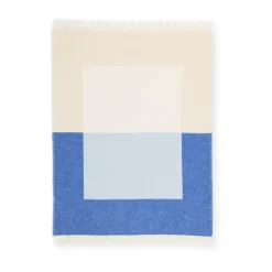 Echo throw 130x170 cm, Blue
