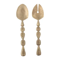 Edi salad servers 2-piece, Brass