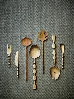 Edi salad servers 2-piece, Brass