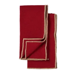 Edith napkin 45x45 cm 2-pack, Wine red