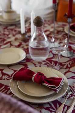 Edith napkin 45x45 cm 2-pack, Wine red