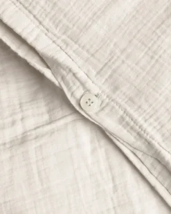 Eggshell Muslin bed set baby, 70x80 cm/28x35 cm