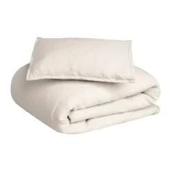 Eggshell Muslin bed set junior, 100x140 cm/40x60 cm
