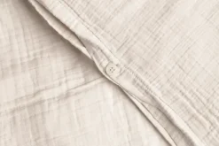 Eggshell Muslin bed set junior, 100x140 cm/40x60 cm