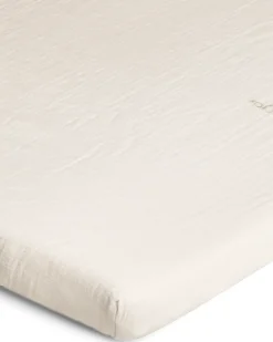 Eggshell Muslin fitted sheet, 70x140x20 cm