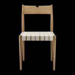 Ekeryd dining chair, Webbing-laquered oak