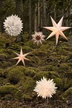 Eldig Christmas star, white