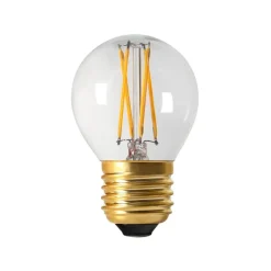 Elect LED filament globe E27, clear