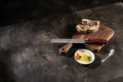 Elegance Red bread knife, 22 cm