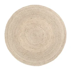 Elin carpet natural grey, Ø125 cm