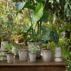 Elizabeth flower pot Ø14 cm, grey