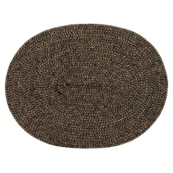 Ella placemat oval, black