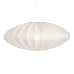 Ellipse lamp shade 65 cm linen, White