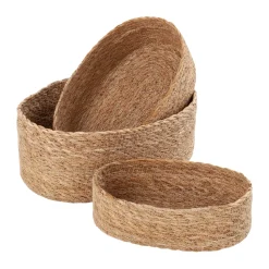 Emil bread basket oval 3-pack, Natural