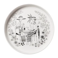 Emilia pie dish Ø28 cm, Black-white