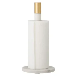 Emira kitchen paper holder marble 32 cm, white