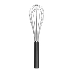 Emma balloon whisk steel 27 cm, Black