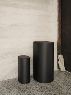 Enkel waste bin small, Black
