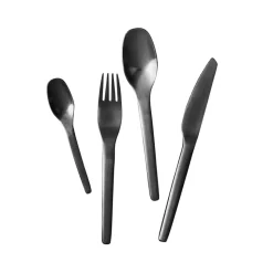 Enso cutlery 16 pieces, matte black