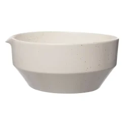 Ernst bowl natural white, H11 cm Ø23 cm