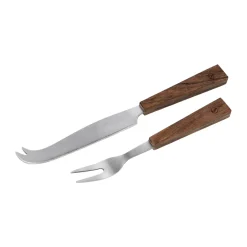 Ernst cheese cutlery 2 pieces, Acacia