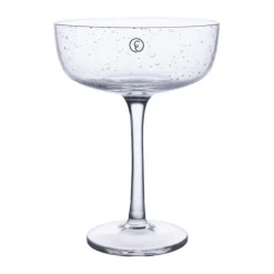 Ernst coupe glass bubbly glass 20 cl 2-pack, Clear