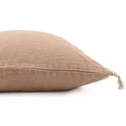 Ernst cushion cover with tassles 50 x 60 cm, Nutmeg