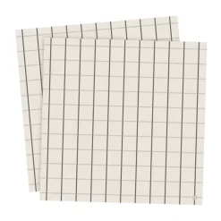 Ernst napkin large checkered 33x33 cm 20-pack, Beige-mole