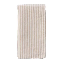 Ernst napkin thin stripes 40x40 cm, Beige-white