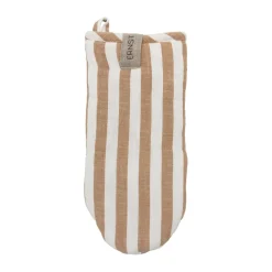 Ernst oven mitt wide stripes, Kola white