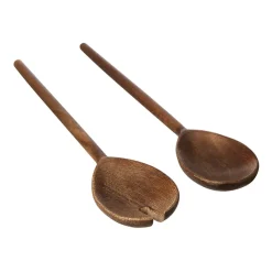 Ernst salad cutlery mangowood 2 pieces, Dark brown