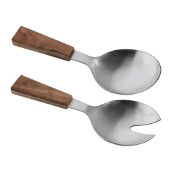 Ernst salad servers 2 pieces, Acacia, 18 cm