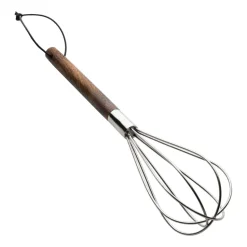 Ernst whisk with wooden handle, Dark brown