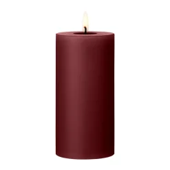 ester & erik pillar candle LED, 44/2 Deep Wine, 15 cm
