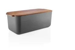 Eva Solo bread box bamboo 42 cm, Elephant grey