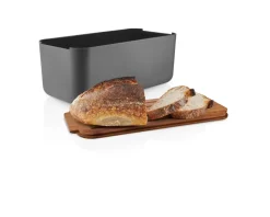 Eva Solo bread box bamboo 42 cm, Elephant grey