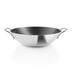 Eva Trio Stainless Steel Slip-Let ceramic wok , 32 cm