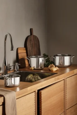 Eva Trio Stainless Steel cookware set 3 parts, Stainless steel