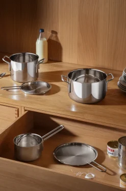 Eva Trio Stainless Steel cookware set 3 parts, Stainless steel