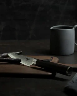 EVG9PK vegetable knife VG-10, Silver-black