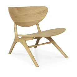 Eye lounge armchair, Hardwax oiled oak