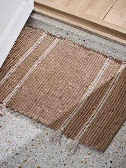 Ezra door mat 50x70 cm, Natural-off white
