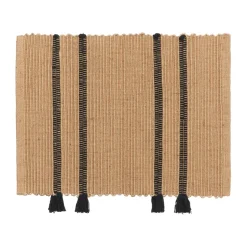 Ezra door mat 50x70 cm, Natural-black