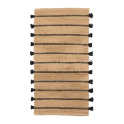Ezra rug 70x140 cm, Natural black